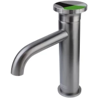 Смеситель для раковины Bronze De Luxe OMG! 9009GM-G графит матовый/зеленый