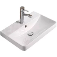 Раковина CeramaLux 9595-60 60x34,5 см, накладная, белый