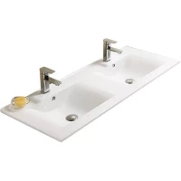 Раковина CeramaLux YJ809-120 120,5x46,5 см, накладная, белый