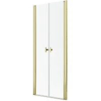 Душевая дверь Radaway Nes DWD I Gold 90 10027090-09-01 90 см, профиль золотой, стекло прозрачное