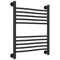 Полотенцесушитель водяной 600x500 черный матовый Сунержа Флюид+ 31-0222-6050
