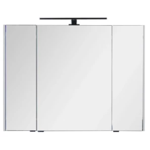 Изображение товара зеркальный шкаф 100x75 см белый aquanet латина 00179636