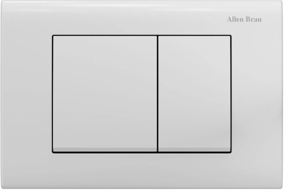 Кнопка смыва Allen Brau Liberty 9.20002.20 для инсталляции, белый кнопка смыва allen brau fantasy сатин 9 20003 mg