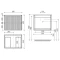 Комплект мебели серый матовый 61 см Sancos Snob T SNT60SM + CN7011 + CI600 - 14