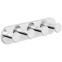 Планка с крючками Langberger Molveno 72134 для ванны, на клейкой основе, хром