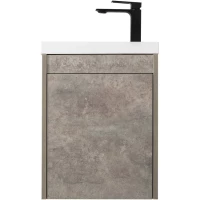 Тумба под раковину Art&Max Family FAMILY-400-1D-SO-CV 40 см R, подвесная, цемент