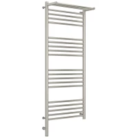 Полотенцесушитель электрический 1200x500 сатин МЭМ левый Сунержа Богема с полкой 3.0 071-5806-1250