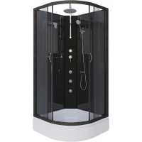 Душевая кабина 90x90x240 см Niagara NG-6501-14BKTG тонированное