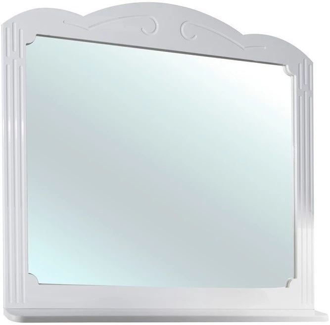Зеркало 75x95 см белый глянец Bellezza Кантри 4619912000013 зеркало со шкафом bellezza