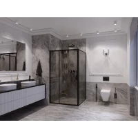 Душевой уголок 110x110 см Ambassador Forsa 17022217ABB-110ABB тонированное