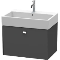 Тумба графит матовый 68,4 см Duravit Brioso BR405401049