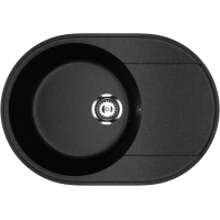 Кухонная мойка Uperwood Econ UPD-107 4910201246 61x47 см, черный матовый