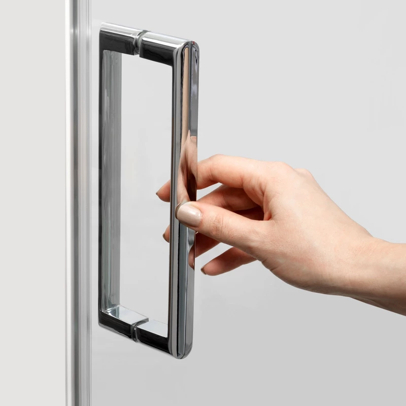 Душевая дверь 85-95 см прозрачное стекло WasserKRAFT BERKEL 48P04