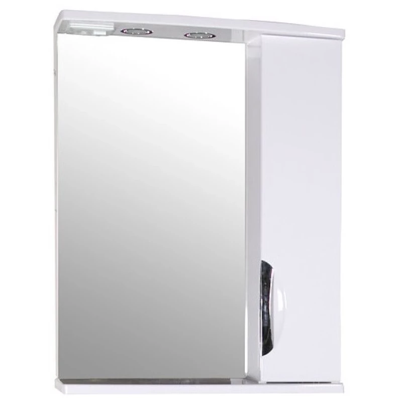 Зеркальный шкаф 57,2x75 см белый ASB-Mebel Мессина