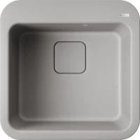Кухонная мойка Omoikiri Artgranit Tasogare 51-GR 4993740 51x51 см, ленинградский серый