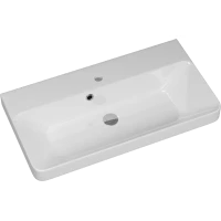 Раковина Brevita Luxury 11070-KL 70x37 см, накладная, белый