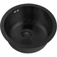 Кухонная мойка Zorg SZR-500 GRAFIT 46x46 см, графит