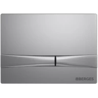 Кнопка смыва Berges Novum F2 040052 для инсталляции, матовый хром