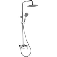 Душевая система Fashun A2489 227,5 мм, со смесителем, хром