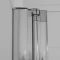 Душевой уголок Cezares Elena 90x80 см текстурное стекло ELENA-W-ASH-1-90/80-P-Cr-L - 2