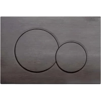 Кнопка смыва Cezares Stylus STYLUS-BTN-GM для инсталляции, оружейная сталь матовый