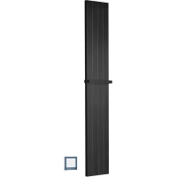 Полотенцесушитель электрический Boheme Flat 725-B 1500x250, черный матовый