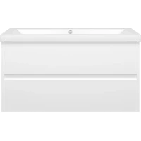 Тумба белый глянец 98 см Misty Алиса Э-Али01100-011П2Я