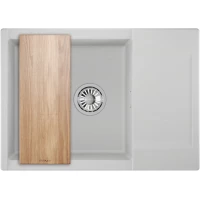 Кухонная мойка Granula 7003, АРКТИК 70x50 см, белый
