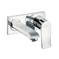 Смеситель для раковины Hansgrohe Metris 31085000 встраиваемый, хром
