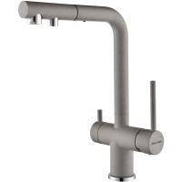 Смеситель для кухни с подключением к фильтру Paulmark Serpentine Se213222-GR