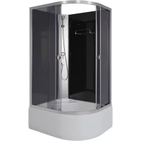 Душевая кабина 100x80x195 см Niagara E100/80/40L/TN/BK тонированное