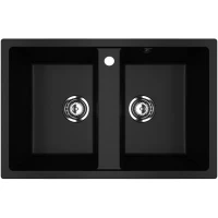 Кухонная мойка Ulgran ультра-черный U-608-344