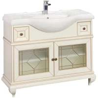 Тумба Беатриче 105 слоновая кость патина Aquaton 1A187201BEM60