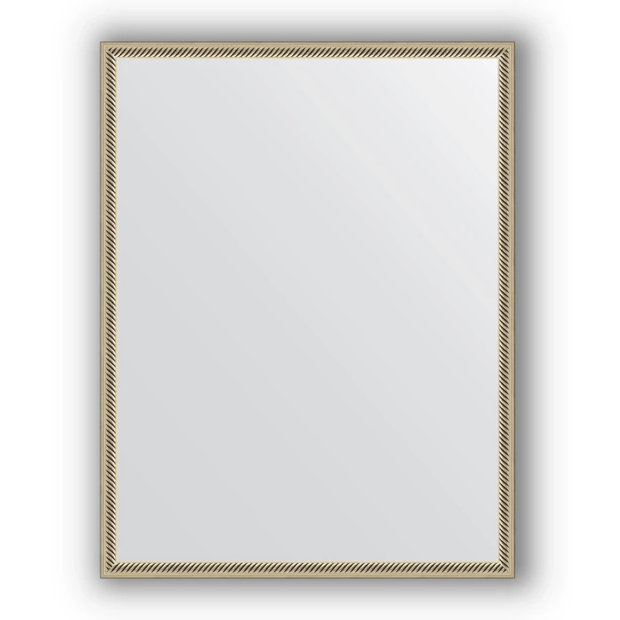 Зеркало 68x88 см витое серебро Evoform Definite BY 0674 зеркало 68x88 см витая бронза evoform definite by 1032