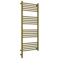 Полотенцесушитель электрический 1200x500 состаренная бронза МЭМ левый, перемычка прямая Сунержа Богема 3.0 05-5804-1250