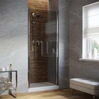 Душевая дверь Vegas Glass EP LUX 85 08 07 R 85 см R, профиль хром, стекло графитовое