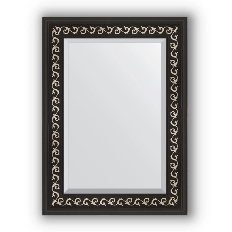 Зеркало 55x75 см черный ардеко Evoform Exclusive BY 1125