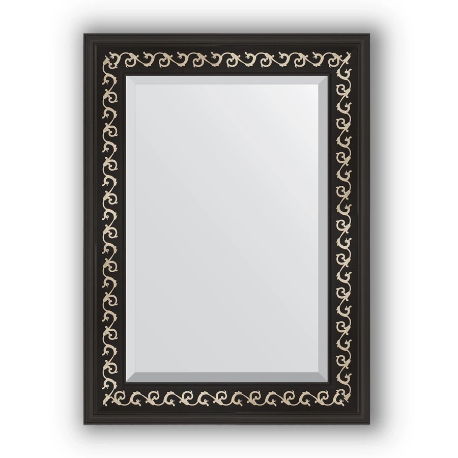 Зеркало 55х75 см черный ардеко Evoform Exclusive BY 1125 - фото 1