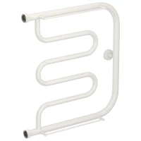 Полотенцесушитель водяной 500x500 белый глянец Сунержа Лира +2 полки 12-4012-5050