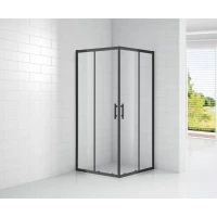 Душевой уголок 90x90 см Cezares ECO-O-A-2-90-C-NERO прозрачное