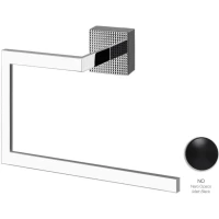 Полотенцедержатель кольцо Cezares Prizma PRIZMA-RN-NOP черный матовый