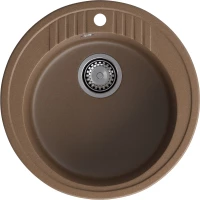 Кухонная мойка GranFest Rondo 520 52x52 см, терракот