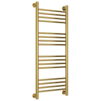 Полотенцесушитель водяной 1000x400 перемычка выгнутая золотой Богема+ 03-0221-1040