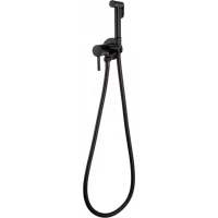 Гигиенический душ Filarete Roun FL100BL со смесителем, черный матовый