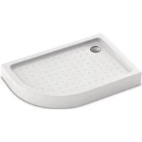 Душевой поддон Veconi Tezeo Acrylic TZ55R-10090-C5 100x90 см R, акриловый, асимметричный, белый глянец