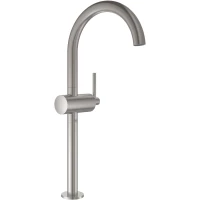 Смеситель для раковины Grohe Atrio New 32647DC3 с донным клапаном, суперсталь