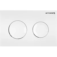 Кнопка смыва Bettoserb Cool 40006466 для инсталляции, белый глянец