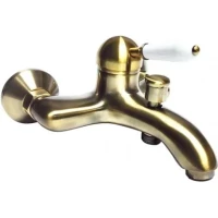 Смеситель для ванны Magliezza Grosso Bianco 50155-br бронза