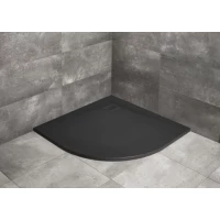 Душевой поддон из литьевого мрамора 80x80 см Radaway Kyntos A Black HKA8080-54