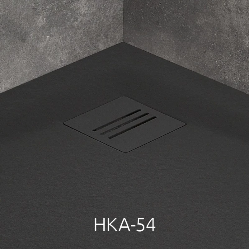 Душевой поддон из литьевого мрамора 80x80 см Radaway Kyntos A Black HKA8080-54